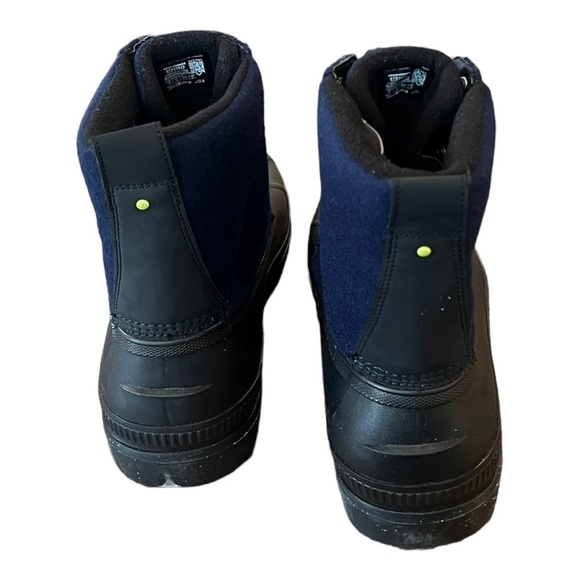 SPERRY Seacycled Ice Bay Boot Wool Blend Upper Navy - Picture 5 of 10